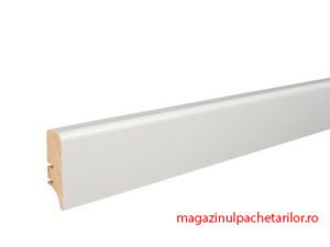 Plinte albe din lemn vopsite PW46