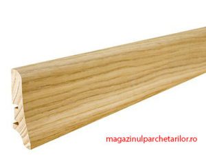 Plinta din lemn P20 stratificat cu furnir Stejar ulei