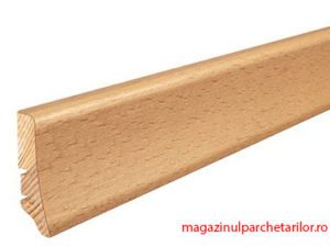 Plinta din lemn P20 stratificat cu furnir Fag