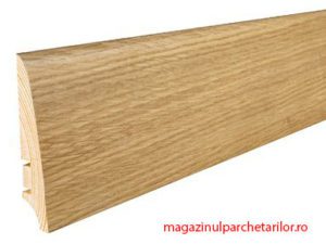 Plinta din lemn P30 stratificat cu furnir Stejar