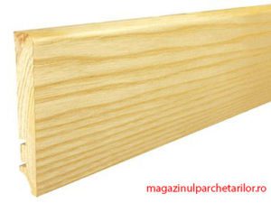 Plinta din lemn P61 stratificat cu furnir Frasin