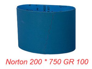 Șmirghel NORTON 200 x 750 GR 100 Zirconiu