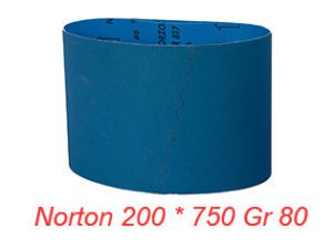 Șmirghel NORTON 200 x 750 GR 80 Zirconiu