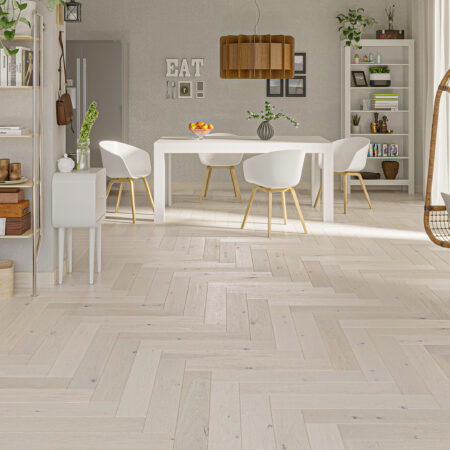 Parchet stejar Cappuccino Herringbone 130