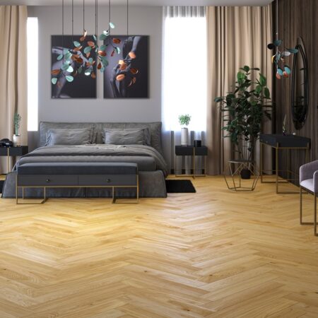 Parchet stejar Caramel Herringbone 110