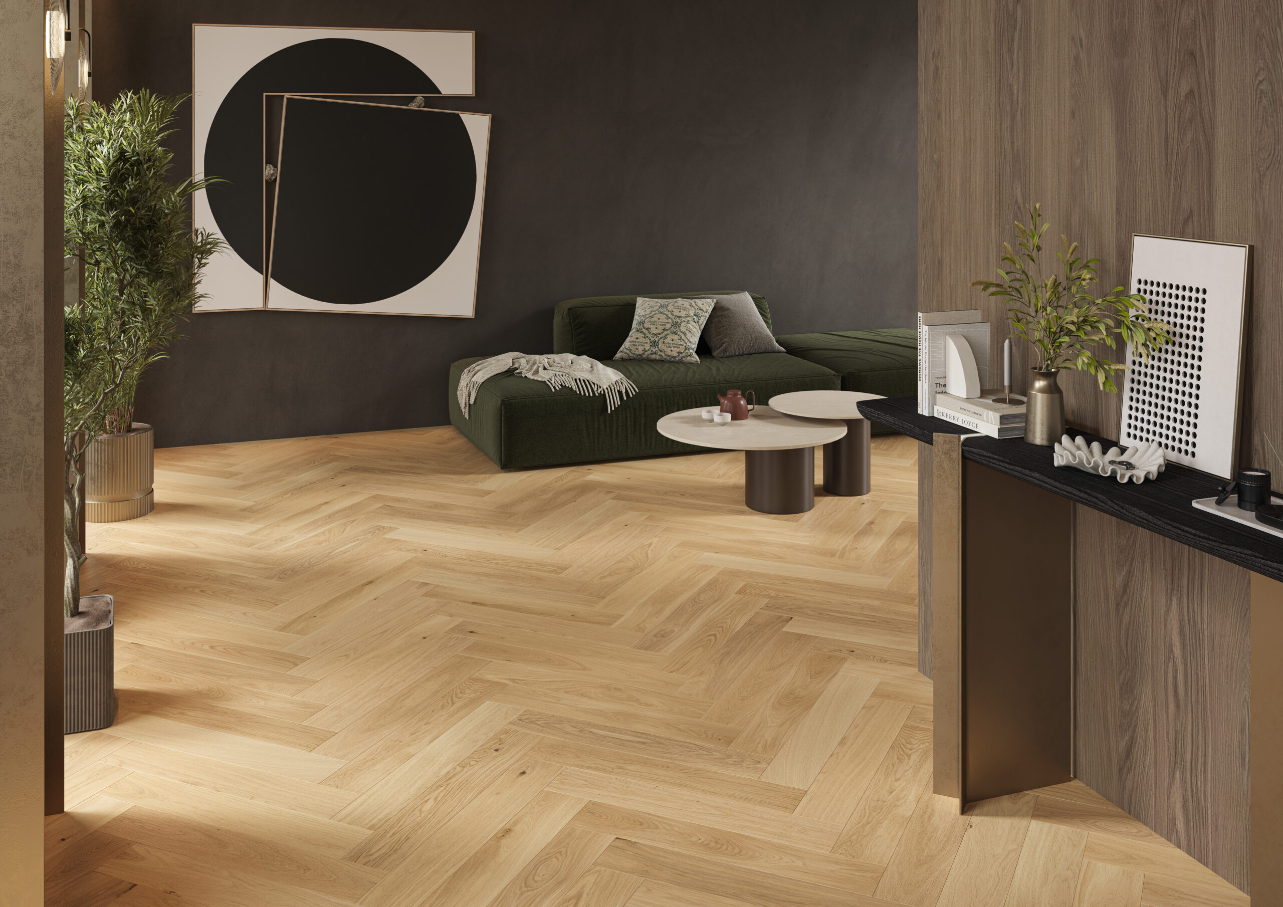 Parchet stejar Caramel Herringbone 110 - imagine 4