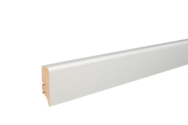 Plinta lemn PW46 albă