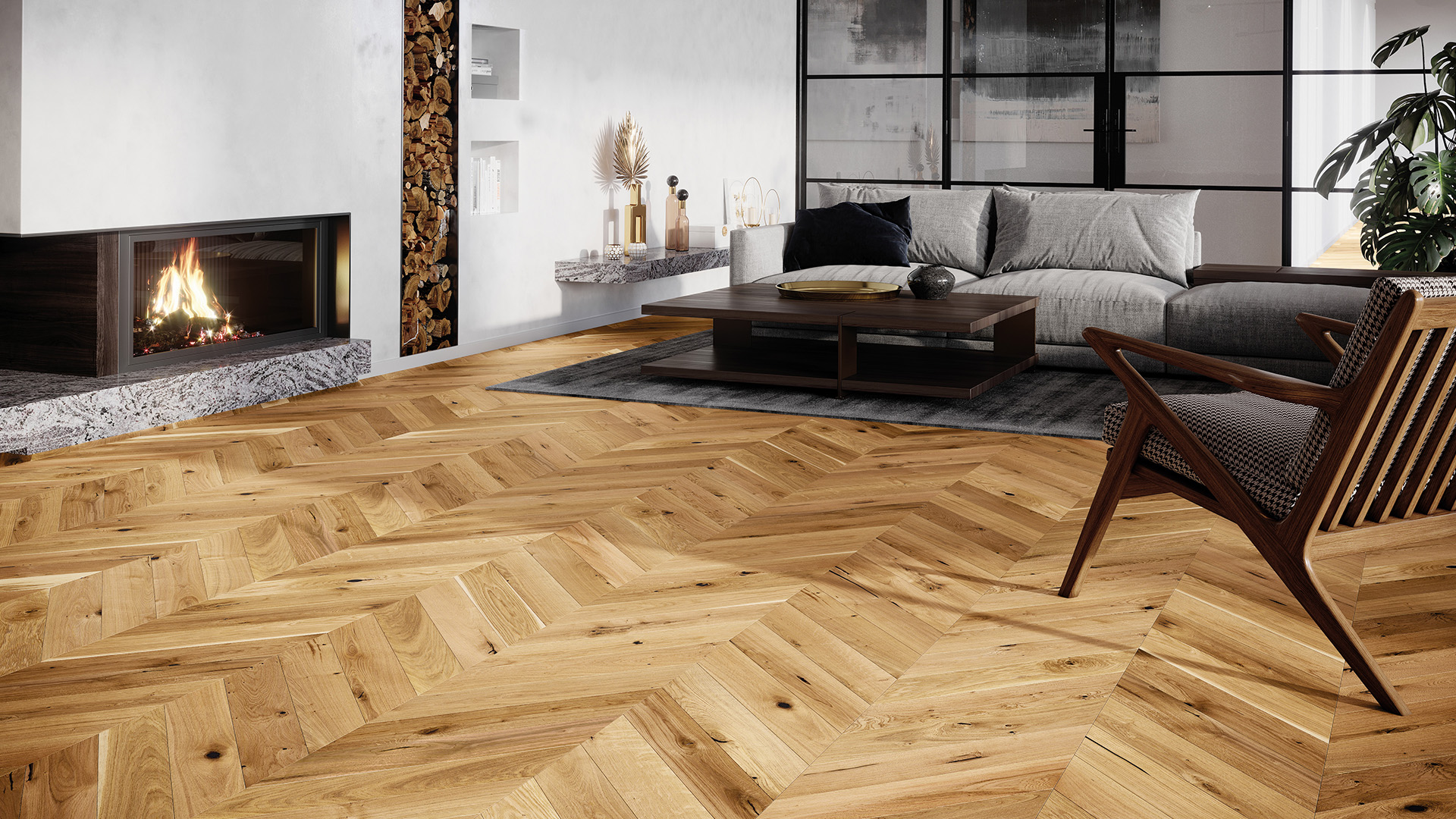 Parchet stejar Raisins Chevron 130