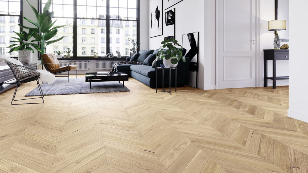 Parchet stejar Salt Chevron 130