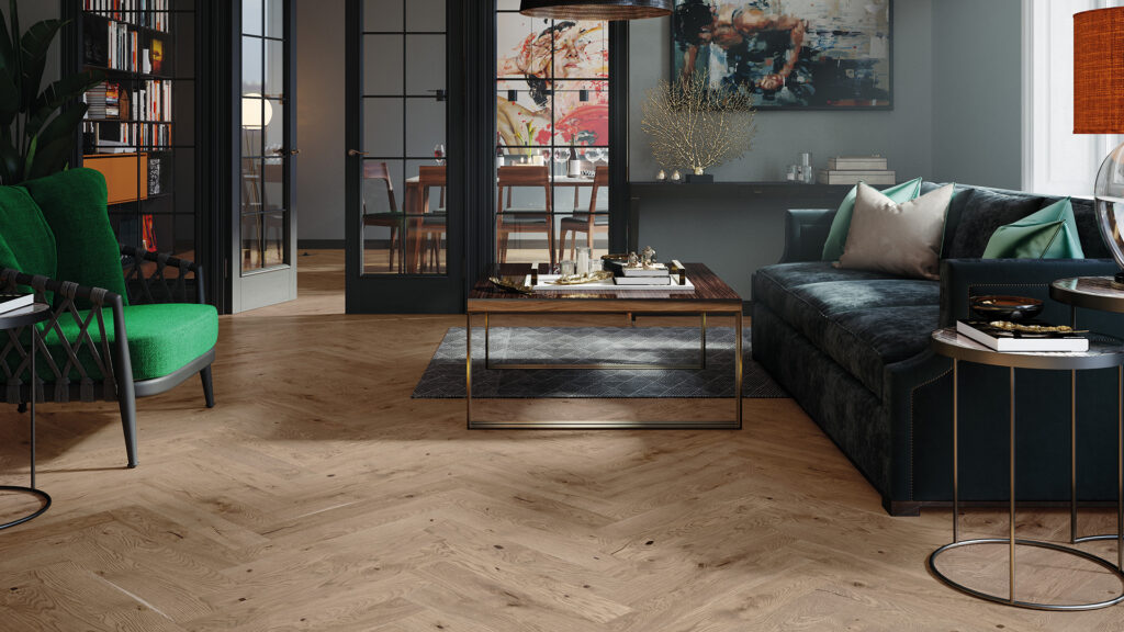 Parchet stejar Serene Herringbone 110