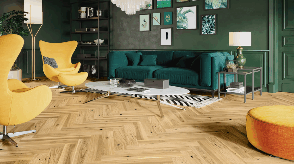 Parchet stejar Ramsey Herringbone 110