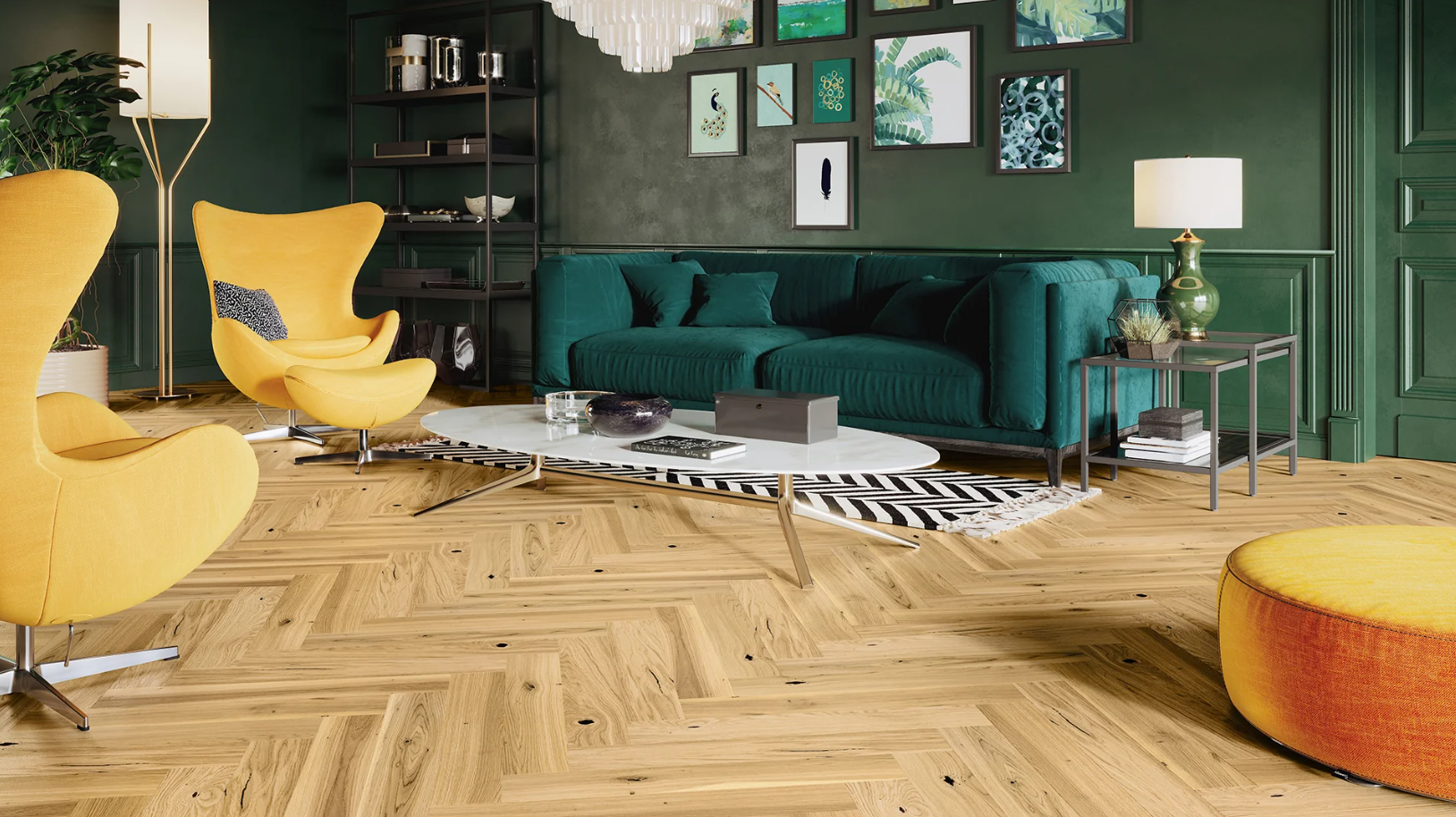 Parchet stejar Ramsey Herringbone 110