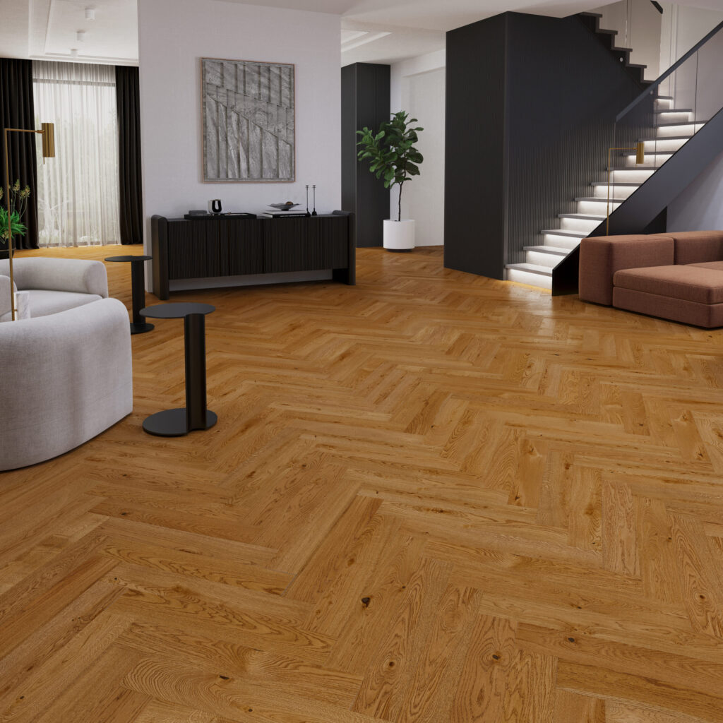 Parchet Brown Sugar Herringbone 110