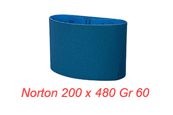 Bandă abrazivă Norton 200 x 480mm gr 60 zirconiu