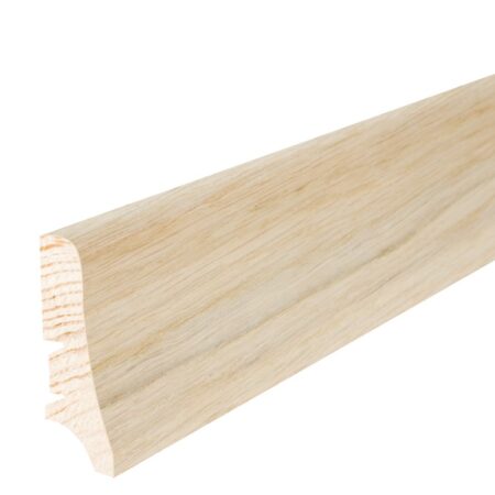 Plinta lemn P20 stejar uleiat alb