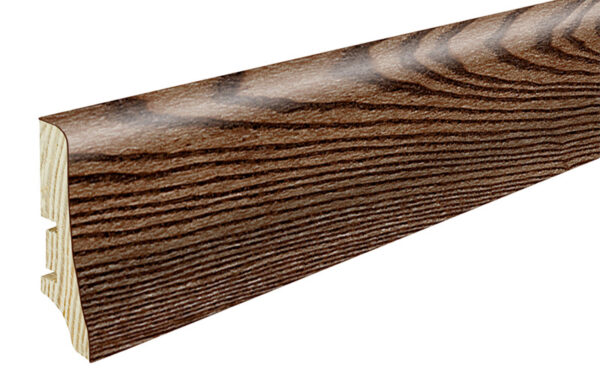 Plinta lemn P20 furnir frasin baituit Coffee lacuit