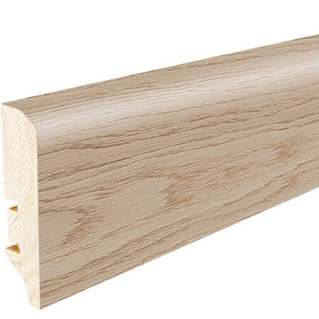 Plinta lemn P6P stejar lac alb Harmony