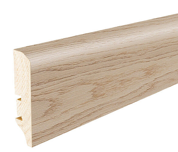 Plinta lemn P6P stejar lac alb Harmony