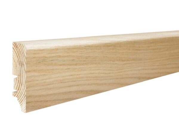 Plinta lemn P6P stejar lac alb