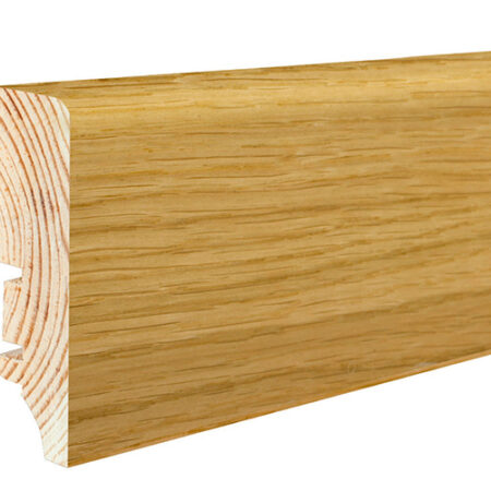 Plinta lemn P6P stejar lac