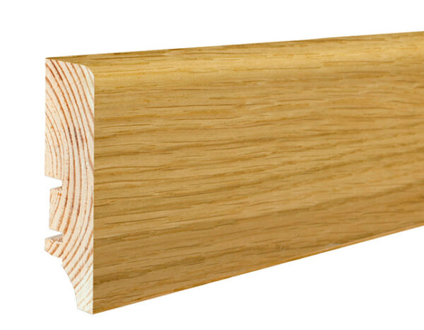 Plinta lemn P6P stejar lac