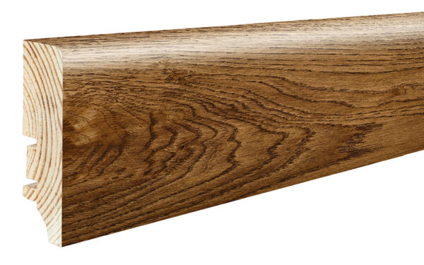 Plinta lemn P6P stejar lac cognac Bigar