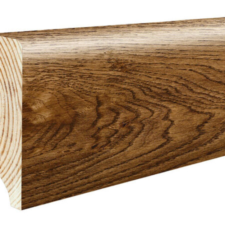 Plinta lemn P6P stejar lac cognac Bigar