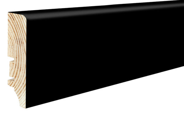 Plinta lemn P6P folie neagră