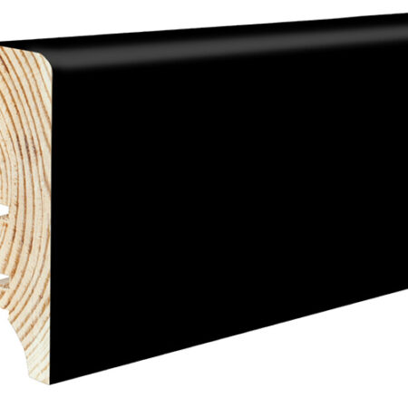 Plinta lemn P6P folie neagră