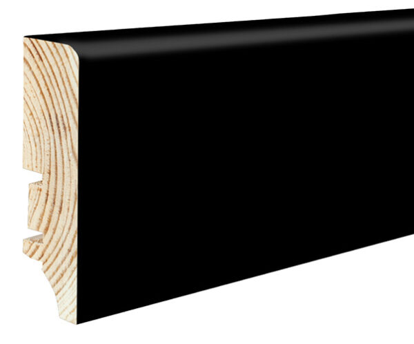 Plinta lemn P6P folie neagră