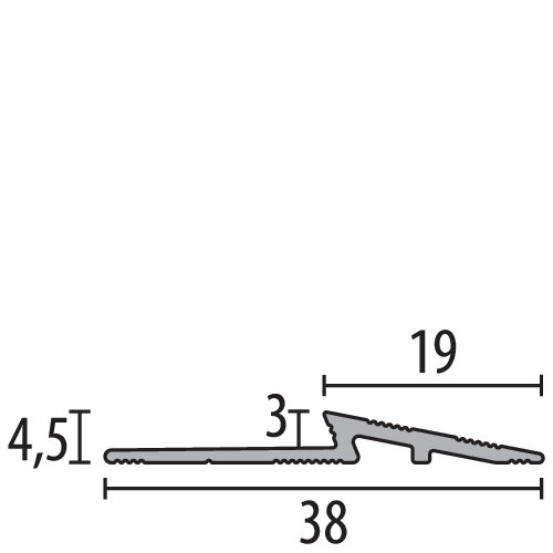 Profil rampă 330 F3 polișat - imagine 2