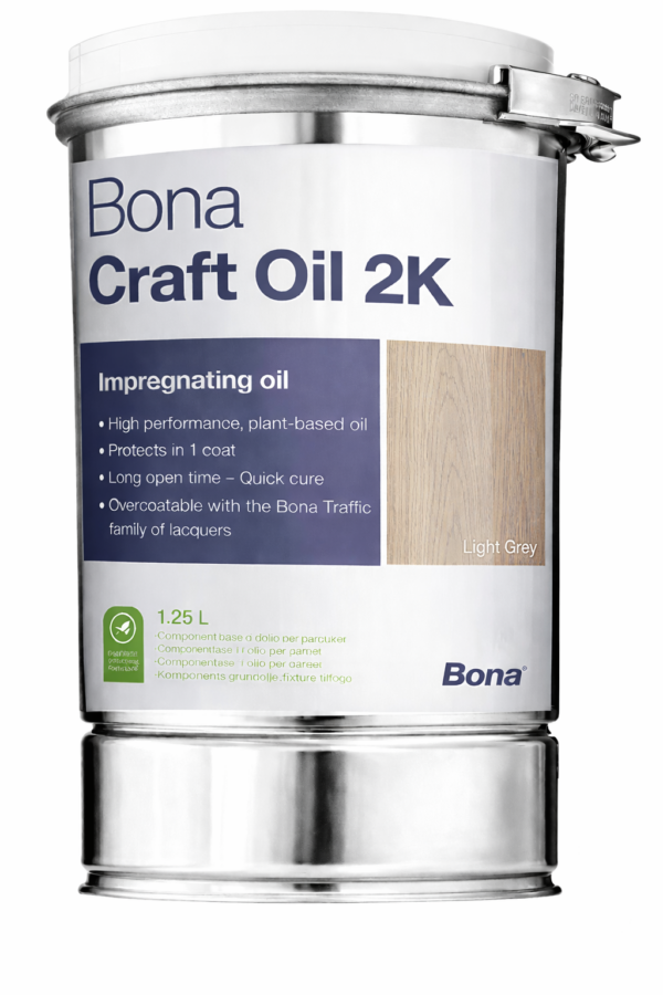 Ulei Bona Craft Oil 2k Light Grey