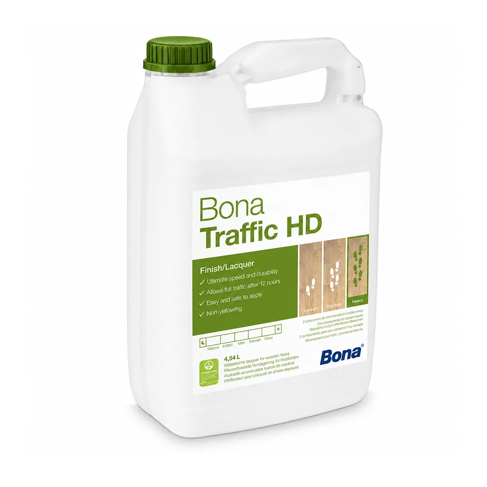 Bona Traffic HD lac bicomponent pentru parchet cu întărire rapidă și rezistență extremă la uzură 5L