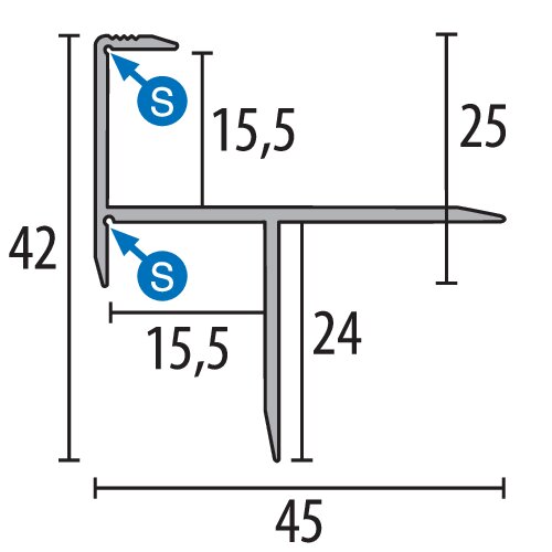 Profil pentru scară 206 F4 - imagine 2