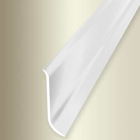 Plintă aluminiu 911 U F23 albă