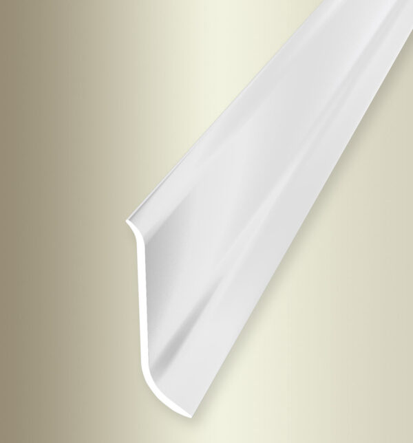 Plintă aluminiu 911 U F23 albă