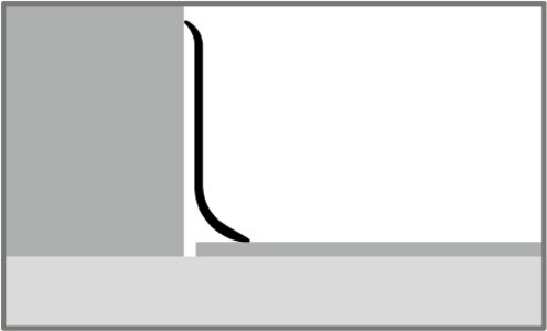 Plintă aluminiu 911 U F23 albă - imagine 3