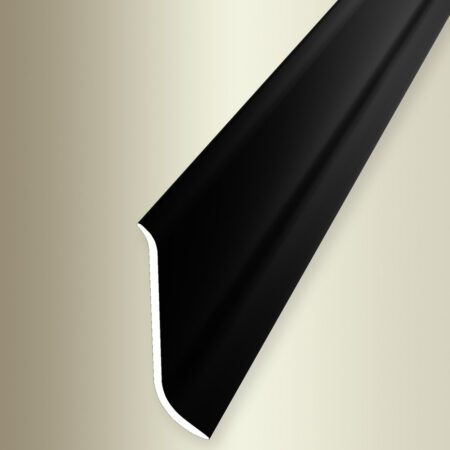 Plintă aluminiu 912 U F16 neagră