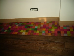 podea stratificata ulei de nuc         